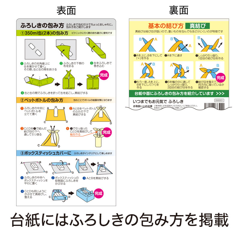 各種「包み方」をイラスト入りで解説しています