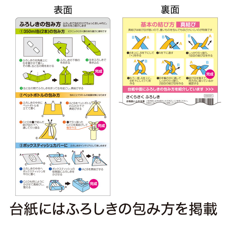 各種「包み方」をイラスト入りで解説しています